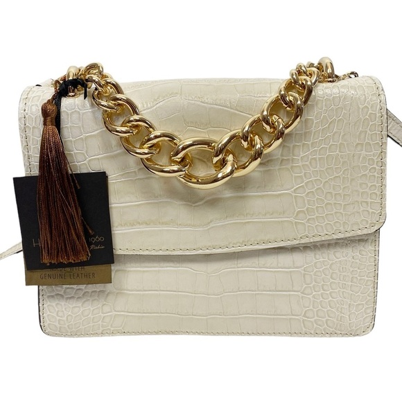 House of Harlow 1960 Handbags - House of Harlow 1960 Leather Croc Embossed Crossbody